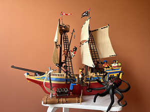 PIRAADI LAEV - mänguasi lastele / Pirate ship for children (1 foto / 8)
