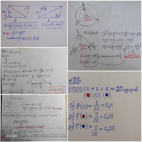 Ettevalmistus matemaatika riigieksamiteks (9. ja 12. klass) (foto #1)