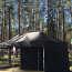 Раскладывающаяся палатка черного цвета 3х6м (фото #1)