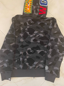 Bape Color Camo Shark Full Zip Hoodie (2 foto / 10)