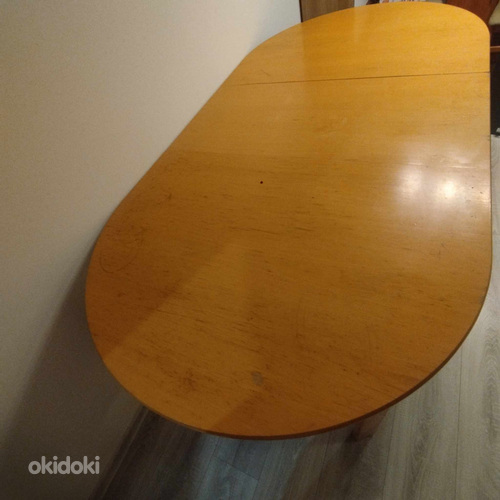 Обеденный стол SOTKA массив дерева, складной (фото #5)