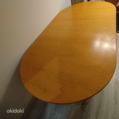 Обеденный стол SOTKA массив дерева, складной (фото #8)