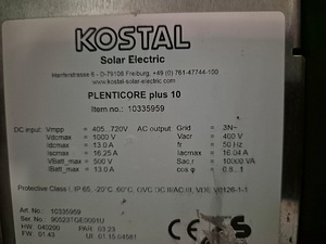 Hübriidinverter Kostal (2 foto / 2)
