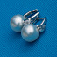 Mikimoto Moonlight White South Sea Pearl & Diamond Earrings (foto #2)