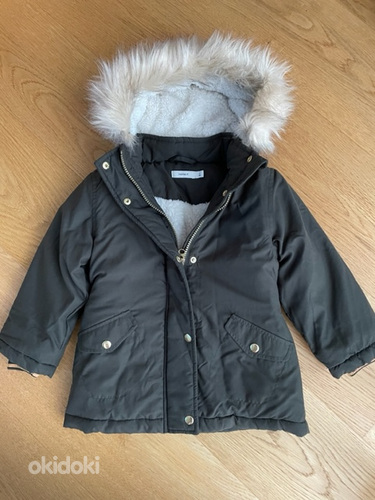 Прекрасная теплая детская зимняя куртка Name it, s 104 (фото #1)