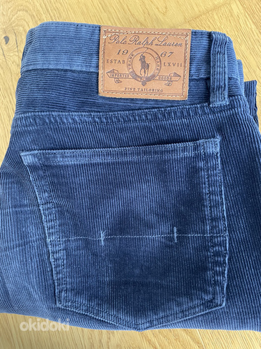 Uueväärsed Ralph Lauren meeste velvetpüksid, suurus 32 (foto #3)