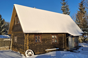 Teisaldatav palk saunamaja või abihoone (1 foto / 10)