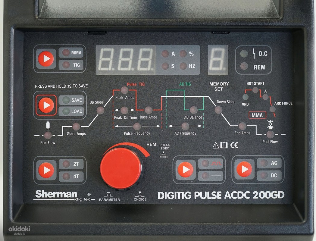 SHERMAN DIGITIG PULSE ACDC 200GD (nuotrauka #8)