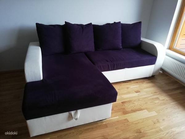 Угловой диван-кровать в очень хорошем состоянии. (фото #1)