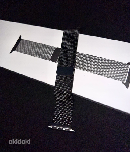 Apple watch series 8 41mm из нержавеющей стали с ремешком (фото #4)
