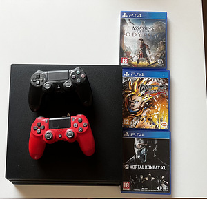 Sony Playstation 4 pro + 2 dualshock (1 foto / 4)