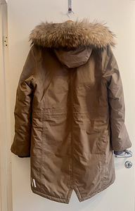 Huppa naiste parka naturaalse karvaga Vivian1 220 g- Beež (2 foto / 3)