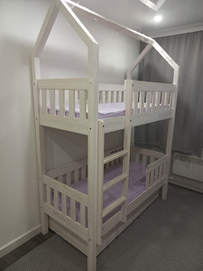 Majavoodi kahekorruseline, madratsid sleepwell blue 70х155 (1 foto / 3)