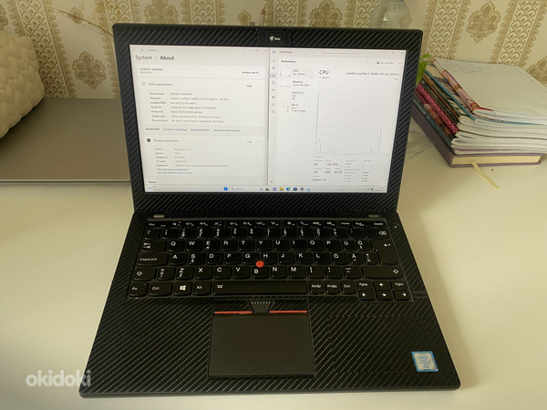 ThinkPad X260 12,5 дюйма i7-6600U.16 ГБ ОЗУ. SSD 960 ГБ. Win (фото #1)