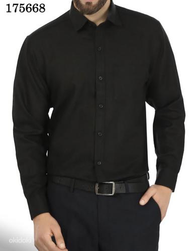 Новая черная мужская рубашка: L, XL (фото #1)