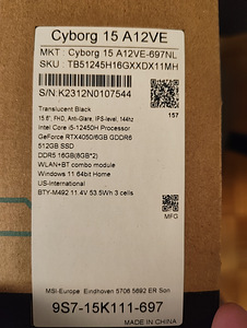 MSI CYBORG 15 (4 фото из 6)