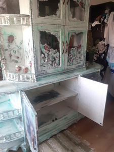 Puffet kummut kapp boho vintage stiiliga (7 foto / 9)