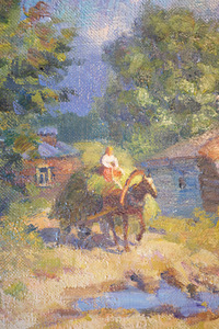 Õlimaal signeeritud / Картина холст, масло (2 foto / 2)