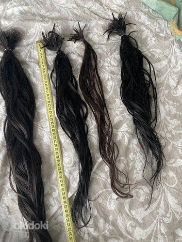 Славянское наращивание прямых волос люкс (фото #2)