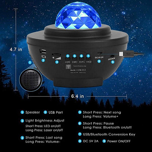 Проектор ЗВЕЗДНОЕ НЕБО / star sky projector / starry light (1 фото из 7)