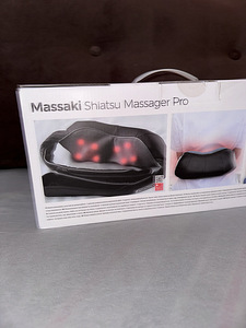 Shiatsu kaela- ja õlamassaažiseade soojendusfunktsiooniga (2 foto / 3)