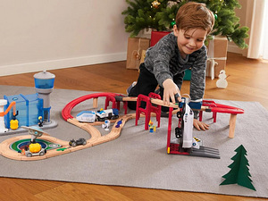 (Brio/Ikea/Lidl) Uus Playtive Space puidust raudtee (3 foto / 4)