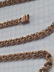 Kuld 583. Kaal 23,94 gr., 52 cm., Laius 0,6 cm. (2 foto / 3)