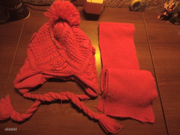 Шапка и шарф девочке на зиму (фото #2)