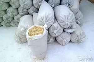 Сухие опилки.150л мешок (2 фото из 3)