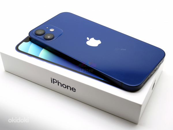 iPhone 12 64GB Blue heas seissukorras (foto #1)