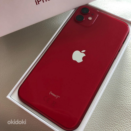 iPhone 11 64GB Красный (BH 100%) Хорошее состояние (фото #1)