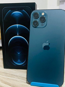 iPhone 12 Pro Max 128GB Blue väga heas seissukorras (1 foto / 2)