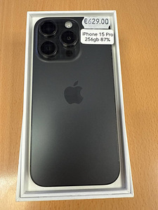 iPhone 15 Pro 256Gb Titanium Black v heas korras (1 foto / 1)