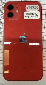 iPhone 12 64GB Red heas korras (1 foto / 1)