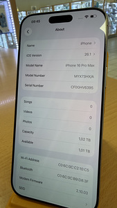 Apple iPhone 16 Pro Max 1TB Natural titanium uueväärne (2 foto / 3)