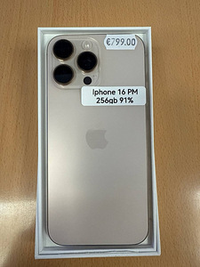 Apple iPhone 16 Pro Max 256Gb Desert Titanium Uueväärne (1 foto / 1)