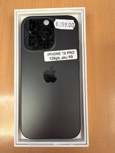 Apple iPhone 16 Pro 128Gb Black väga heas korras (1 foto / 1)