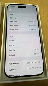 Apple iPhone 16 Pro 256Gb Gold v heas korras (5 foto / 5)