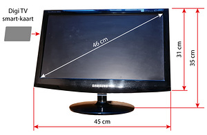 Monitor/teler 18" Samsung SyncMaster 933HD + pult (1 foto / 3)
