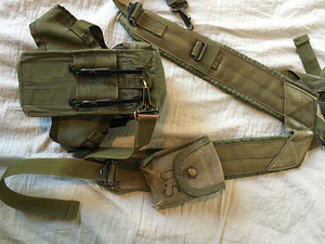 US Alice webbing suspenders, mag pouch (3 foto / 3)