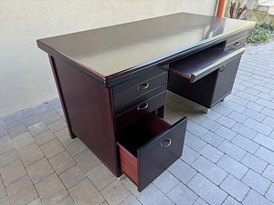 Kirjutuslaud (tume kirss) 150x75 (2 foto / 9)