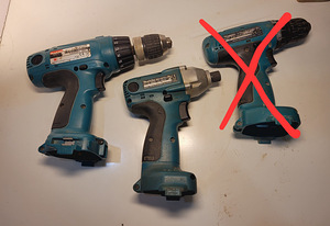 Makita akutrellid 12V 10€ tk (1 foto / 4)