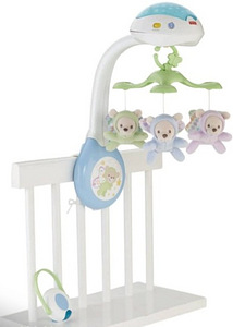 Fisher Price voodikarussell, muusikakarussell mobiil. (2 foto / 2)
