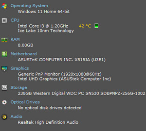 Sülearvuti Asus Vivobook | i3-1005G1 8GB (4 foto / 4)