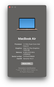 MacBook Air 2020 13" Intel (4 foto / 6)
