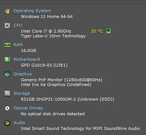 GPD Win Max 2021 i7-1195G7 (4 foto / 4)