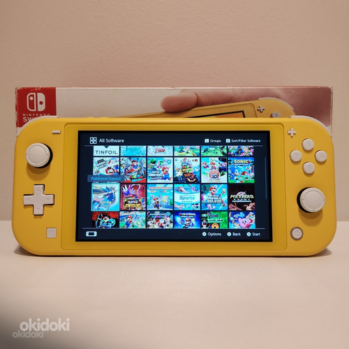 Nintendo Switch Lite CFW + 35 mängu + 256GB SD