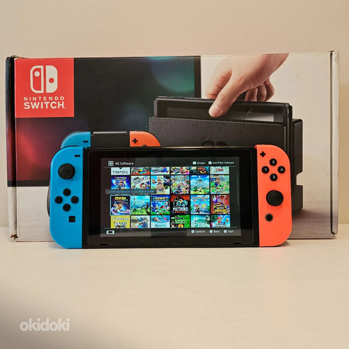 Nintendo Switch V1 CFW + 35 mängu + 256GB SD