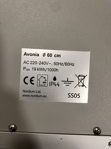 PEEGEL AVONIA 60CM ÜMMARGUNE LED VALGUSTIGA (4 foto / 5)
