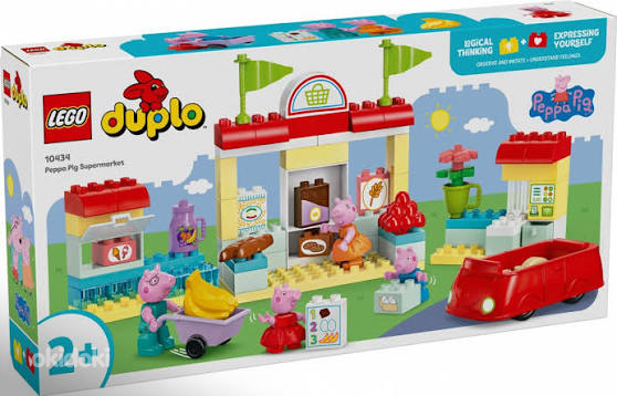 Новый конструктор Lego Duplo супермаркет свинки Пепе 10434